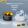 Realfit F3 ANC Active Noise Cancellation Bluetooth Earphones, ENC Call, HIFI Stereo, Superb Bass, Wireless Earbuds for Sport & Gaming. Realfit F3 Pro, F3 Earbuds Case, Covers – Premium Sound & Comfort!. 