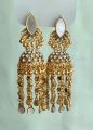 Golden Mirror  Jhumka Dangle Earrings For Women. 