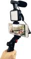 HOLD UP Vlogging Kit for YouTube, with Microphone and Light W64 Phone Tripod,Compatible with iPhone/Smartphone/Cameras. 