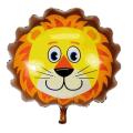 LION FOIL BALLOON - JUNGLE THEME FOIL BALLOON - MINI SIZE FOIL BALLOON. 
