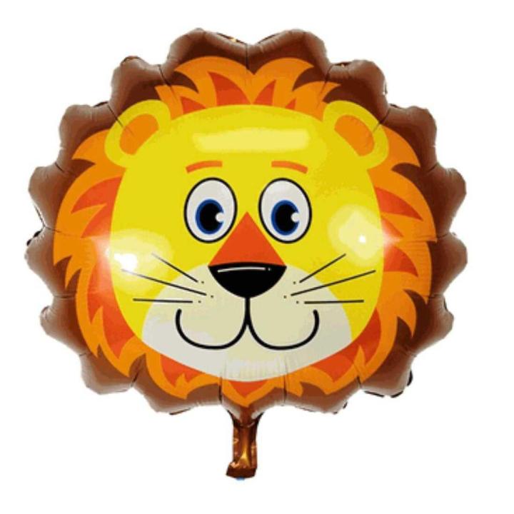LION FOIL BALLOON - JUNGLE THEME FOIL BALLOON - MINI SIZE FOIL BALLOON