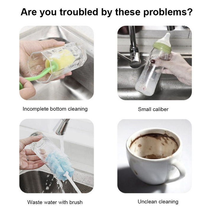 Cup Rinser for Sink, Glass Rinser High Pressure Spray Wash Sink Glass Cleaner Cup Washer for Kitchen Coffee Shop,Glass Cup Washer Faucet Rinser Cleaning