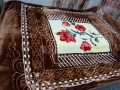 Double Ply Blanket,2 Ply Blanket Embossed Blanket For Winter Double Bed Blanket 200×240 CMS Super Soft. 