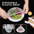 Disposable Food Cover Plastic Wrap Elastic Food Lids For Fruit Bowls Cup Cap Storage Kitchen Fresh Keeping Saver Bag. 