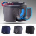 Soft Boxer Briefs Breathable Men's Underwear with U Convex Support Moisture-wicking Fabric Perfect for Daily Wear Men Boxers Underwear. 