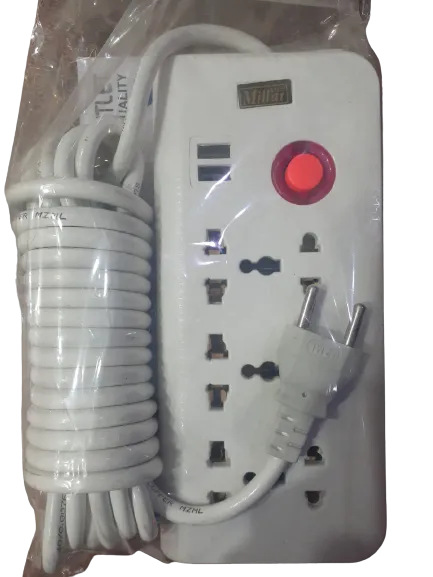 Extension%20Board%20with%206%20Sockets%20(3%20simple%20+%203%20universal%20sockets)%20+2%20USB%20Ports%20for%20Mobile%20Charging%20with%204%20meters%20long%20Copper%20wire%20-%20Image%202