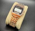 Stainless Steel Strap Men Business Watch Vintage LED Digital Sports Watches Electronic Wrist Band. 