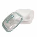 CORELLE® 1.41L Square Baking Dish w/ Glass Lid & Plastic Lid. 