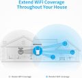 BrosTrend WiFi Extender AC1200 WiFi Booster and Signal Amplifier, 1200Mbps Dual Band WiFi Extender Signal Booster for Home Coverage Up to 1600 sq.ft. Internet Booster, WPS Easy Setup, Wall Plug. 