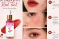 Red -Pink-Peach-Lip & Cheek Tint - Natural, Moisturizing, and Long-lasting  with Repairing Ingredients -. 