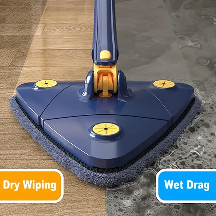 360%C2%B0%20Rotatable%20Adjustable%20Cleaning%20Mop%20Extendable%20Triangle%20Mop%20with%20Long%20Handle%20Hand%20Twist%20Quick%20Dry%20Mop%20Multifunctional%20Microfiber%20Wet%20and%20Dry%20Mop%20for%20Floor%20Wall%20-%20Image%202