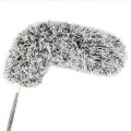 Extendable Microfiber Duster with Extra-Long 100 inches Flexible Pole - Reusable & Washable Dust Removal Brush for Ceiling Fans, High Ceiling, Blinds, Furniture & Cars Furniture,  Dust Removal Tool Bendable Head Design Stainless Steel Pole. 