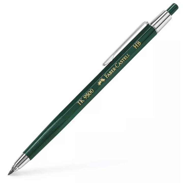Faber Castell TK 9500 2.0 mm HB Clutch Pencil / Faber Castell 2 mm Mechanical Pencil for drawing, writing and sketching Made In Germany