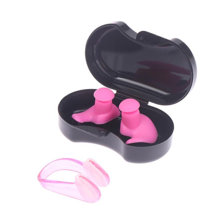 Summer Swimming Earplugs Nose Clip Silicone Waterproof  Diving Ear Plugs Sunlight Super Store