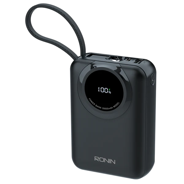 Ronin ZAPSTER (R‑4040) 20,000mAh Power Bank – High-Capacity, 35W Fast ...