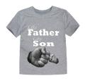 Like Father Like Son Digital Printed T-Shirt For Boys/ Shirt For Boys - Stay Matching And Stylish With Father-Son Printed T-Shirts. 