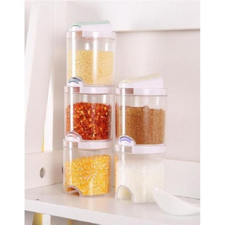 Transparent Spice Jar 12 jar