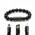 23.7cm 8 Pin Wristband Mobile Phone Cables Micro USB Type C Data Bead Bracelet Portable Charger for Iphone Cable Short. 