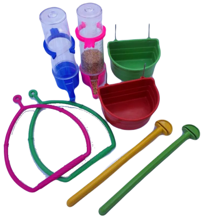Kolachipets%208%20in%201%20Bird%20Cage%20Accessories%20Combo%20Pack%20%7C%20Bird%20Feeding%20Pots%20Water%20Dispensers%20Swings%20Perches%20Set%20%7C%20Budgie%20Lovebird%20Finch%20Canary%20Australian%20Parrot%20Cage%20Accessories%20Kit%20%7C%20Plastic%20Bird%20Feeder%20Toy%20Cage%20Setup%20-%20Image%205