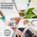 Faucet Extenders Kitchen Faucet Extender 360 Degree Adjustable Water Tap Extension Filter Shower Bathroom Faucet Extender Water Saving Splash-proof Kitchen Accessories  Saving Splash-proof  Kitchen Gadgets Water Filter Accessories. 