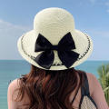 Breathable Beach Cap Wide Brim Lightweight Sunshade Hat Summer Cap for Vacation Beachwear Sun Protection Leisure Activities Female Users. 