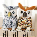 Owl Figurine Toy Realistic Looking Cartoon Owl Style Stuffed Toy Room Decoration. 