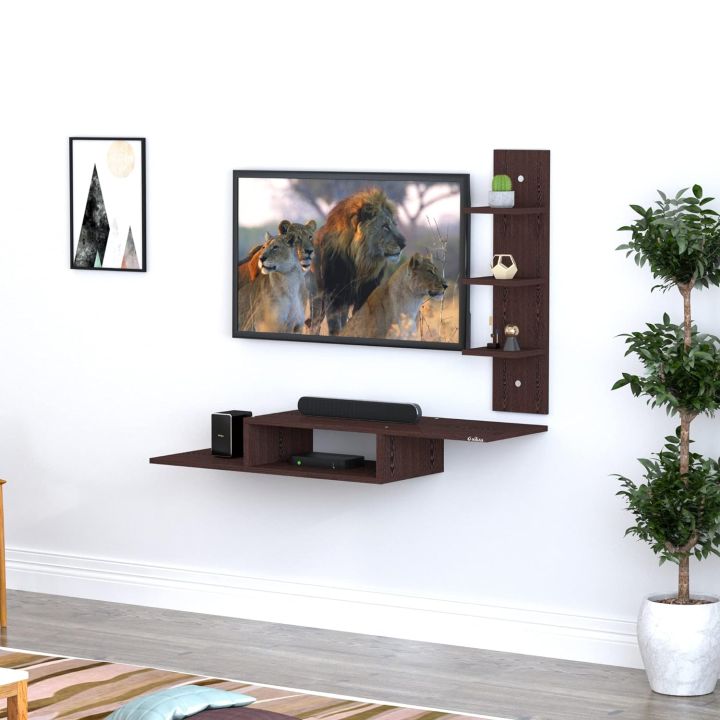 Wooden TV Unit/TV Stand/Wall Mounted TV Unit/TV Cabinet/TV Entertainment Unit (Wenge)