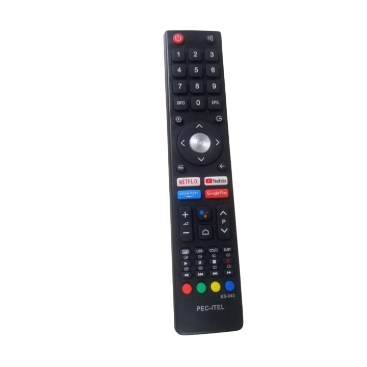 ITEL%20LCD/LED%20TV%20Remote%20With%20Social%20Media%20Buttons%20Universal%20Without%20Voice%20%20ES-043%20%20Black%20%20Triple%20H%20-%20Image%204