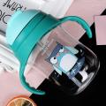 Premium Quality New Style Plastic Baby Beaker Water Sipper Feeder with Handles Travel Mug  Cuddles Feeding Bottle Washable Training Cup Learn Drinking Sippy Cup Straw Cup Trainer Feeder Baby Feeder Baby Gift Kids Infant Toddler BPA free 350ml. 
