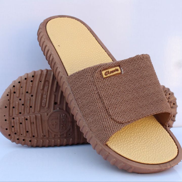 Plastic House Slippers for Men-High Quality Nylon Chappal for Men-Simple and Soft Flip Flops for Casual and Outdoor