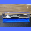 Titanic Cruise Ship Unsinkable Fluid Drip Bottle Decoration - Acrylic Design - Ice Berg And Ship - Car Dashboard Decoration. 