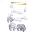 Crib Hanging Toys Felt Crib Mobile Interactive Hanging Cute Creative Bed Bell Stroller Toy for Stroller Photography Props Pram Party Bedroom. 