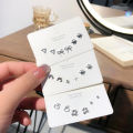 3Pairs Women's Stud Earrings Set Heart Earrings Simple Cute Korean Small Studs For Women Girls Party  Gifts. 