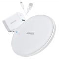 Ańkėr PowerWave 7.5 Fast Wireless Charging Pad with Internal Cooling Fan, Qi-Certified, 7.5W Compatible īPhòne  11, 11 Prò/11 Pró Máx/Xś Máx/XR/XŚ/X/8/8 Pluś, 10W Charges Sámsung Galáxy Ś9/Ś9+/Ś8/Ś10/Nòte 10 (with Quick Charge Adapter). 