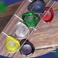 6Pcs Fashion 1/2/3mm Guitar Picks Fast Picking Stubby Electric Bass Guitar Pick ABS Guitar Accessories. 