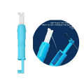 12pcs Bodkin Needle -Elderly Needle-side Hole Hand Household Sewing- Stainless Steel Threading Sewing Needles Automatic Threader. 