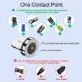 5Pcs Universal Magnetic Tips for Round Magnetic Cable Type C Micro USB Magnet Replacement Parts Mobile Phone Dust Plug Adapter. 