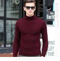 Full Sleeves High Neck Lycra body fitter /Sweater/ warmer /inner wear/ turtle-neck for winter ( unisex) hi neck maroon. 