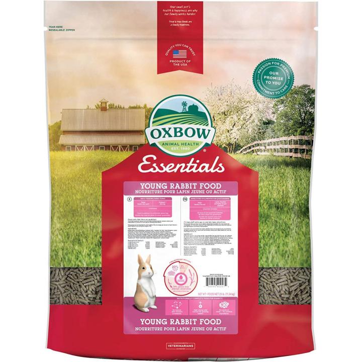 Oxbow Essentials Young Rabbit Food - All Natural Rabbit food - 500 ...