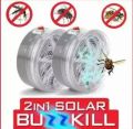 2 In 1 Mosquito Insect Solar Buzz Kill Zapper Killer. 