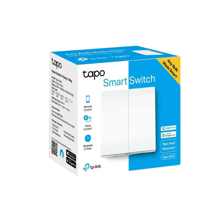 TP-Link%20Smart%20Light%20Switch,%202-Gang%201-Way%20Tapo%20S220%20Smart%20Light%20Switch,%202-Gang%201-Way%20-%2018%20Months%20Brand%20Warranty%20-%20Image%203