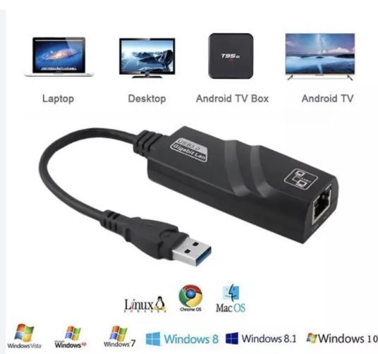 MASTER USB 3.0 to Ethernet Adapter, Driver Free 10/100/1000 Mbps Network RJ45 LAN Wired Gigabit Ethernet Adapter for Windows 10, 8.1, 7, XP, Linux, Mac OS, Chrome OS
