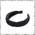 CGearuppt Solid Knitting Headbands Twisted Knotted Hair Band For Lady Girl Turban Wide Simple Hair Hoop Headwear Hair Accessories Navy. 