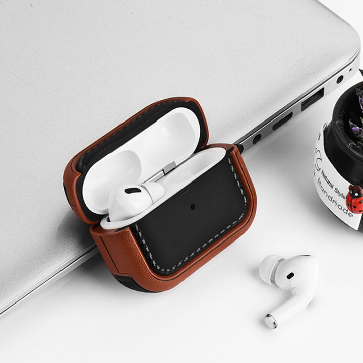 Luxury Leather Pattern Case for AirPods Pro 2 3 1 Case Soft Silicone Cover for AirPods Pro2 Pro 2nd 3rd Gen Case Funda Coque