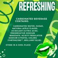 Mirinda Green Apple Can 320 mL (Made in Saudia Arabia). 