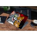 Tom jerry face Laptop back cover / skin / sticker for girls / boys - Vinyl Sticker Decal - For All Laptops - Sizes 13 13.3 14.6 15 15.4 15.6 inches Laptop. 