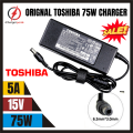 Toshiba 75W 15V 5A Laptop Power Charger. 