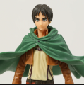 Attack on Titan Eren Jaeger Mikasa Levi Ackerman PVC Figure Model Anime Collection Toy Gift. 