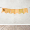 Dholki Hanging Card Banners Collection, Party Decor Supplies, Decorative Bunting Flags For You Event Place, Party Decoration Wall Hanging Garland Flag Banner Shaadi Photo Booth Prop Shadi Background Decorations. 