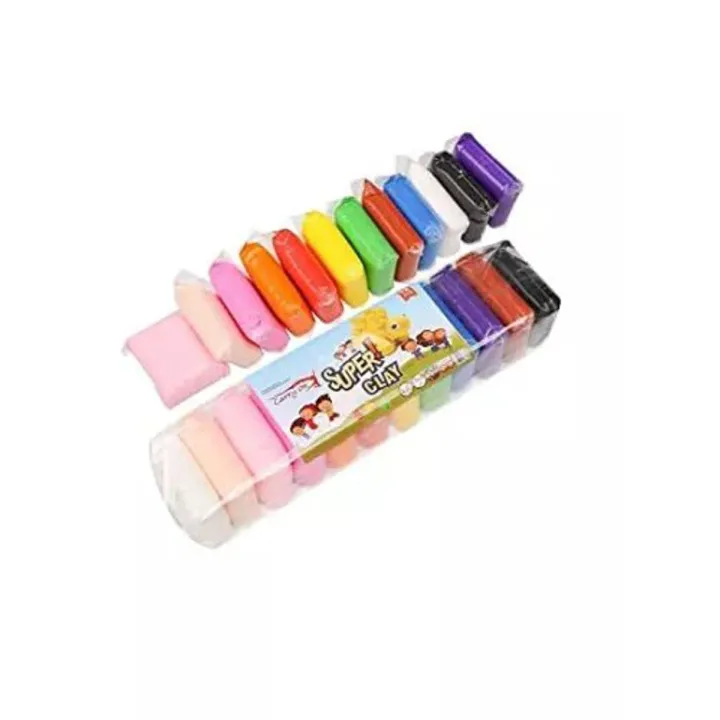 Pack of 10 China Clay for Kids Playing Toys/ China Clay Foam for Kids creativity
